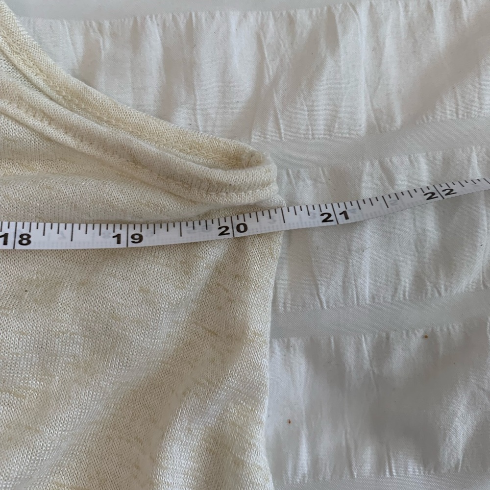 Wishlist Cream Relaxed KnotFront Tank - Picture 7 of 16